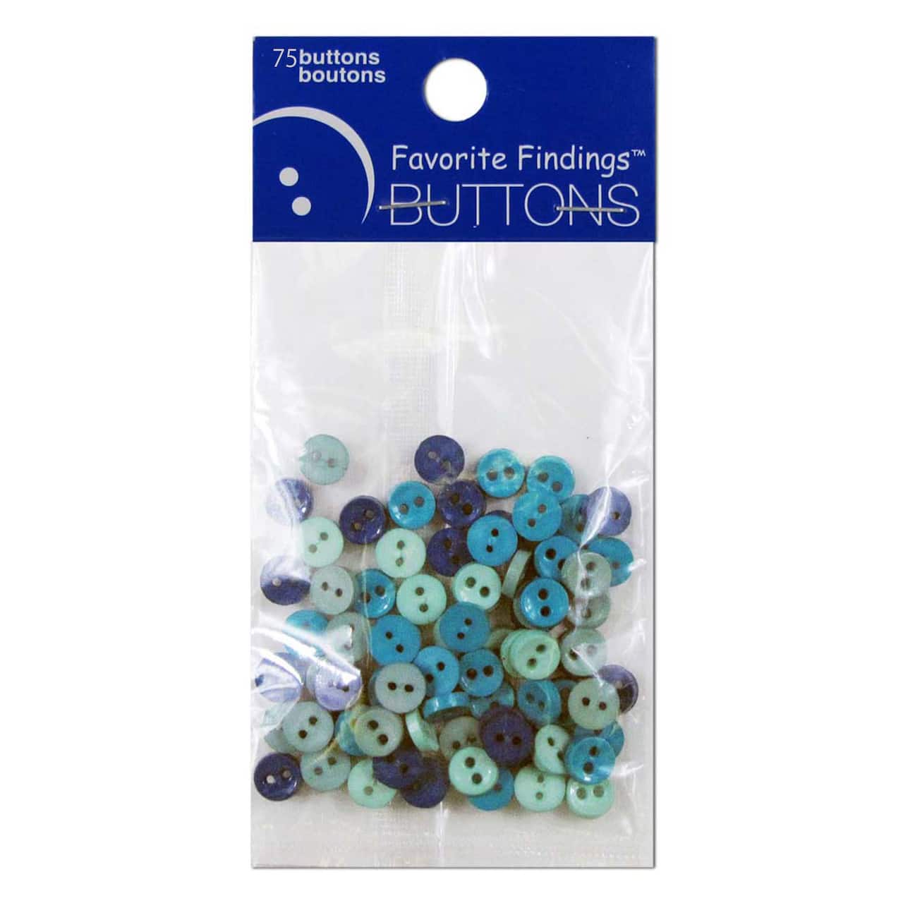 Favorite Findings&#x2122; Mini Buttons, Ocean